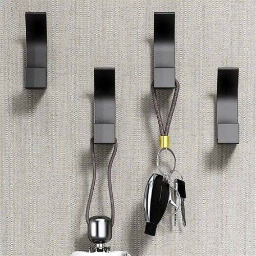 5Pcs Self-adhesive Wall Hanging Hooks No Drilling Plastic