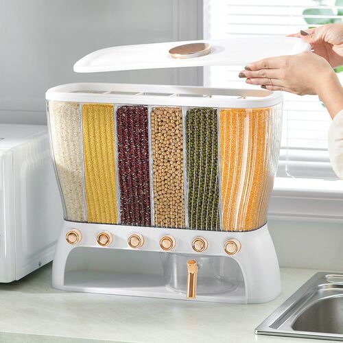 Kitchen Grain Storage Box Is Placed In Rice Buckets, Food Gr
