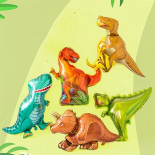 1pcs Mini Dinosaur Foil Balloon Boys Animal Balloons Childre