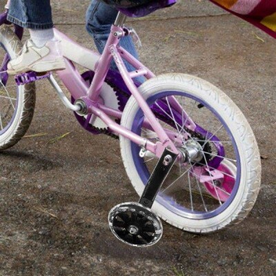 2 Pcs Bicycle Stabilizers Wheels Training Flashing