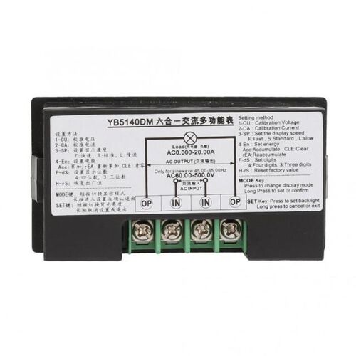 YB5140DM AC Voltmeter Multi Function AC Ampere Meter Voltmet