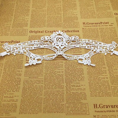 pcs Hot Sale White Sexy Lace Half Face Masks Various Styles