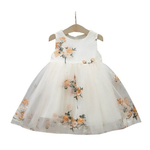 2023 Girl Princess Dress Sleeveless Tutu Dress Summer Sleeve