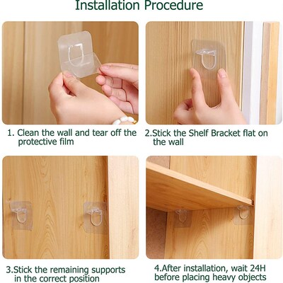 Shelf Support Adhesive Pegs Self Adhesive Closet Cabinet She