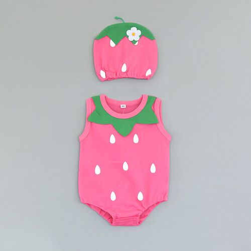 Thin Summer Baby troangle Clothes Cotton Cartoon Animal Inse