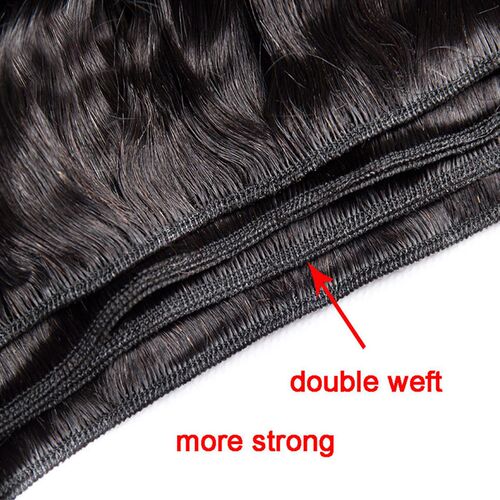 Real Person Hair Curtain Waterwaveextensionhumanhairnaturalb