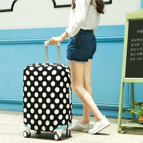 Fashion Suitcase ver High Elastic Geometry Love Heart Shaped