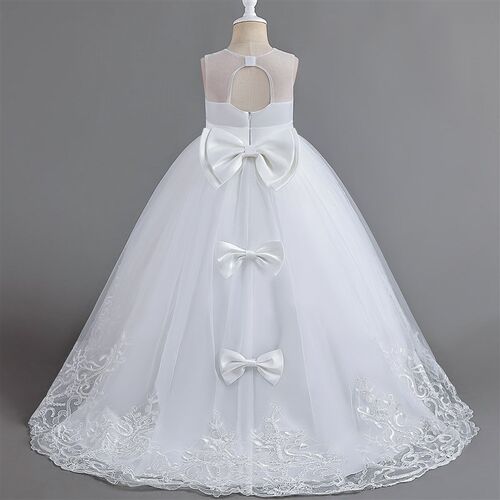 Girls Formal Dress Long Bridesmaid Kids Dresses For Girls Te