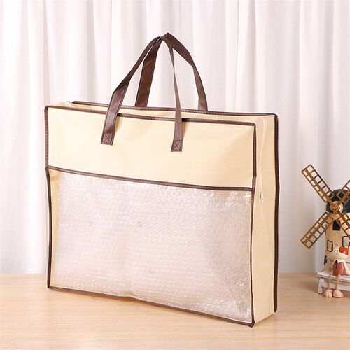Non-woven Tote Bag Textile Zipper Dust-proof Packaging Bag袋