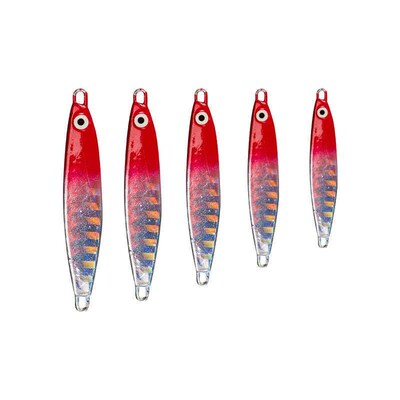 Luya bait IMA remote cast small iron plate feather hook fake