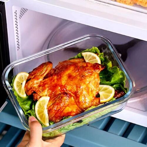 Glass Meal Prep Containers Lunch Box, Food Storage Container
