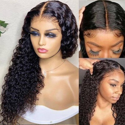 Soft 26 Inch 180% Density Long Kinky Curly Natural Black Lac