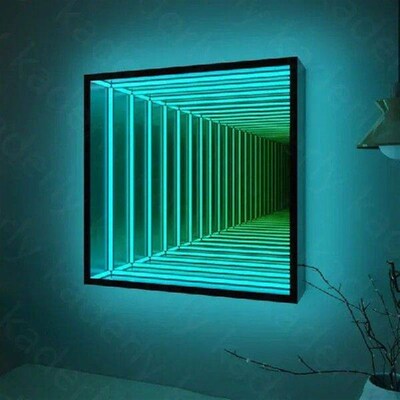 Square Wall Lamp for Living Room Bedroom Modern Illusion