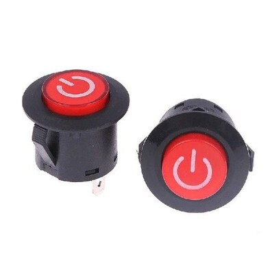 One Button Start Switch For Childrens Electric Car 3-pin