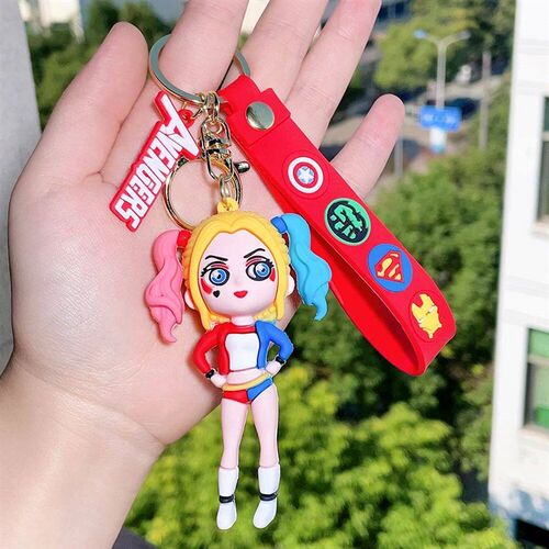 Fashion Cartoon Keychain Cute Gilr Fantasy Key Chain Women B