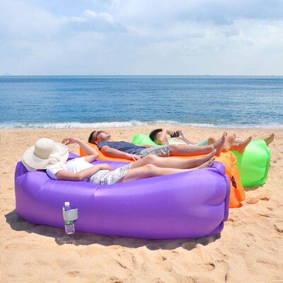Outdoor Inflatable Lazy Sofa Bag, Portable Camping Sofa Matt