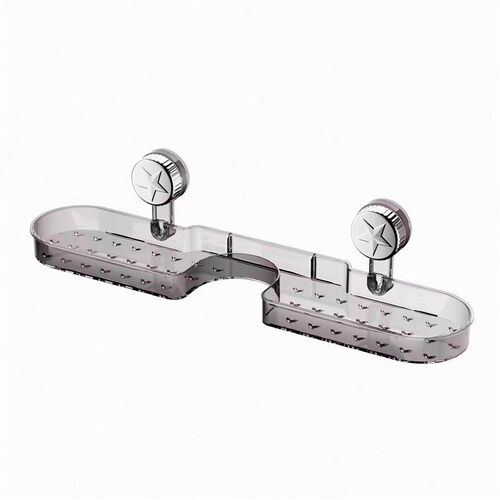 Suction Cup Bathroom Shelf Wall-Mounted Drill-Free Storage R