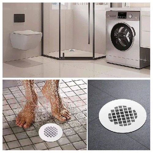 Low Profile Shower Base Drain With Perforated Strainer Side