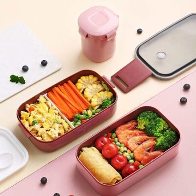 Japanese style Multi-layer lunch box food container storage