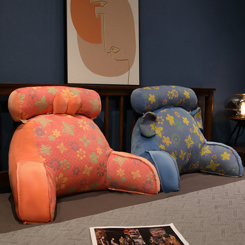 三层纱床头靠垫软包护颈护腰靠枕大靠背沙发抱枕床上看书孕妇枕头,居家布艺,床头靠垫,淘宝优惠券,粉丝福利购,淘宝优惠卷