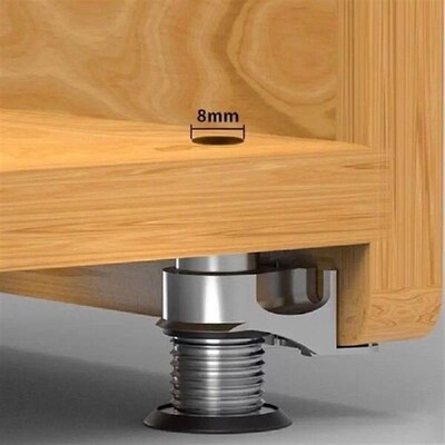 Multipurpose Cabinet Support Leg With Strong Load Bearing