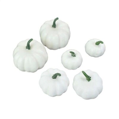6 Pieces Fake Pumpkins Model Photography Props Mini