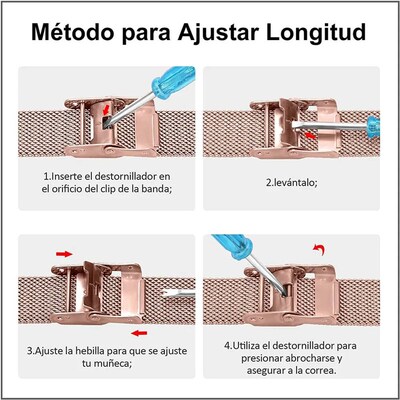 Quick Release Stainless Steel Loop Strap for Amazfit GTS 2 2