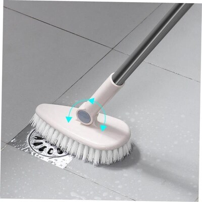 bathroom long handle brush tile floor cleaning broom mop
