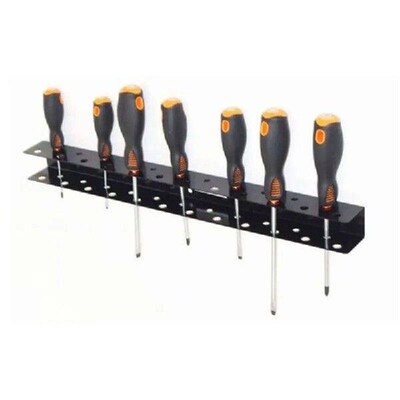 Screwdriver Rack Wall Mount Workshop Hand Tool Organizers