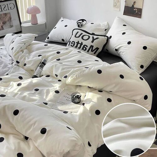 Simple Style Bed Linen Set Skin-friendly Bedsheet Set Pillow