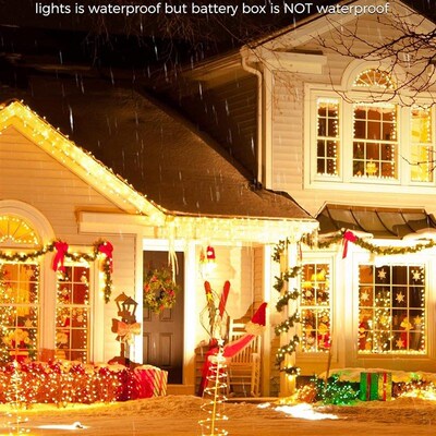 LED Firecracker String Lights Fairy Christmas Decorations