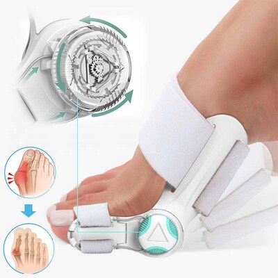 Bunion Splint Big Toe Straightener Corrector Adjustable Knob