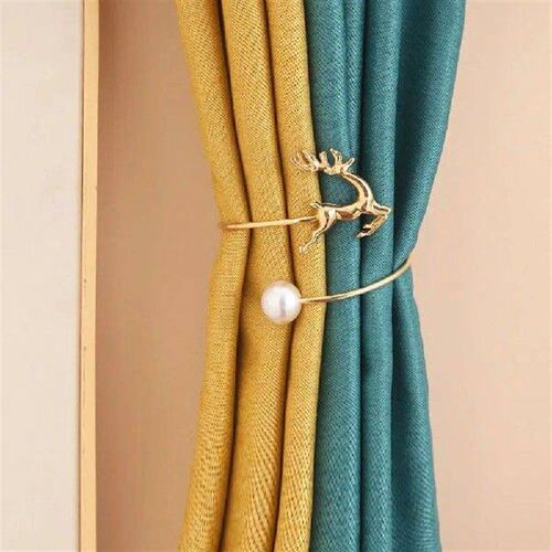 Creative Elk Curtain Buckle Metal Punch-free Curtain