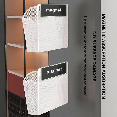 Refrigerator Magnetic Attraction Storage Rack Home Wall Hang