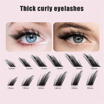 False Eyelashes Segmented Lashes Long Self-grafting