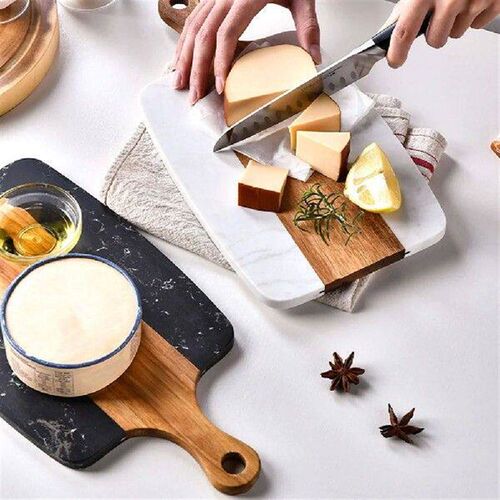 Acacia Cutting Board Kitchen Boards Veggie Tray Marble