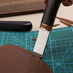 皮革刀皮革裁皮刀皮艺雕切皮刀皮具古月秀次刀修鞋刀削皮刀铲边刀