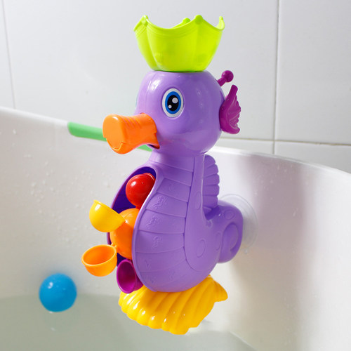 Kids Shower Bath Toys Cute Yellow Duck Waterwheel Elephant T
