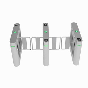 人行通门写字楼翼闸机人脸识别门禁景区检票系统健身房速通门