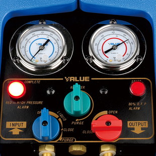 飞越冷媒回收机耐震高低压表/收氟机配件L2L通用型/压力表头