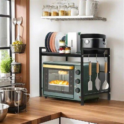 Microwave Countertop Stand Expandable Multilayer Microwave