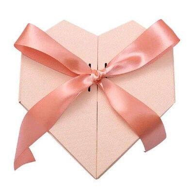 Heart-Shape DIY Explosion Box for Present Gift Creative