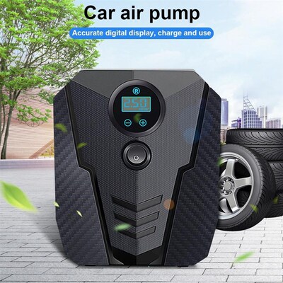 Digital Tire Inflator Portable Air Compressor For Car Bicycl