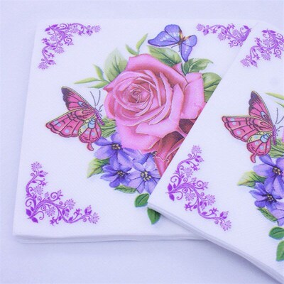 Printed Napkins DIY Decorative Lamp for Wedding Restaurant B