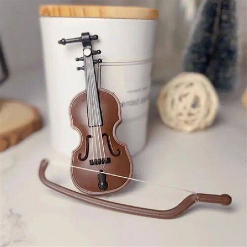 Violin Toy Desktop Decoration Vintage Home Decor Violin