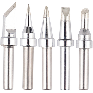 203H高频焊台200K烙铁头90W0W刀头电焊头斜口平头圆弯尖咀