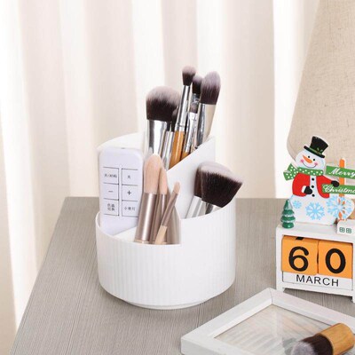 Large Capacity 360-Degree Rotating Round Multi-Section Pen H