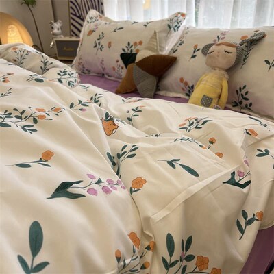 4pc bedsheet set bed sheet quilt blanket duvet cover sets