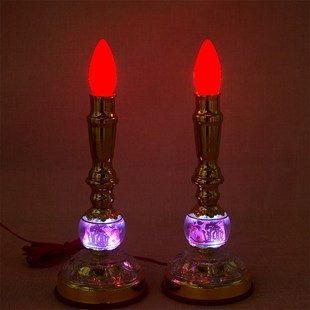 佛前供灯电烛灯电蜡烛波灯供灯家用led供灯插电佛供灯神灯莲花灯