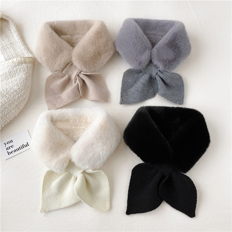 仿濑兔毛脖套秋冬韩围巾女百搭假领交叉保暖仿兔毛绒拼接学生围脖,服饰配件/皮带/帽子/围巾,防晒脖套,淘宝优惠券,粉丝福利购,淘宝优惠卷